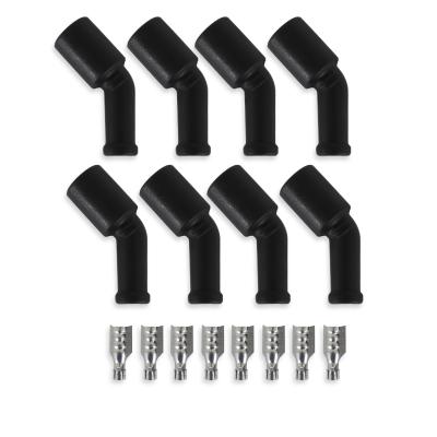 High Performance Boot And Terminal Kit For Ls/Lt Ignition Wires Ls/Lt 135 Degree Coil Boot & Terminal 8 Pack ACCEL
