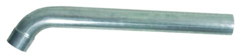 Exhaust Pipe 4 Inch 01-Early 07 Silverado/Sierra 2500/3500 Diesel Second Section Driver Side Steel Exhaust Tail Pipe Diamond Eye