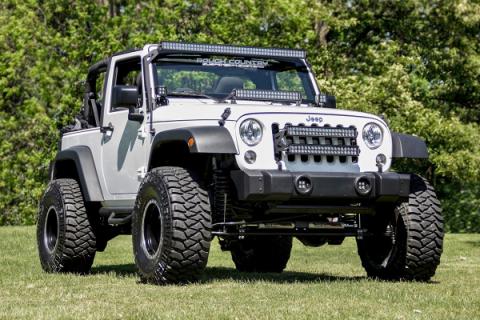 Jeep Front Bumper Caps 07-18 Wrangler JK Rough Country