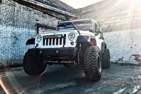 Jeep Front Bumper Caps 07-18 Wrangler JK Rough Country