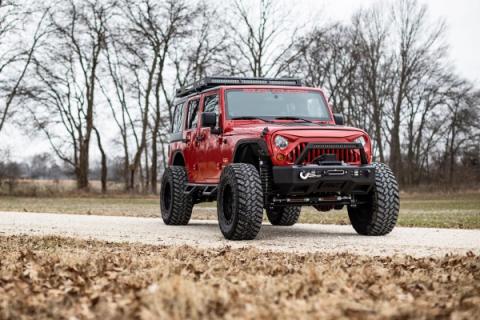 Jeep Angry Eyes Replacement Grille 07-18 Wrangler JK Rough Country