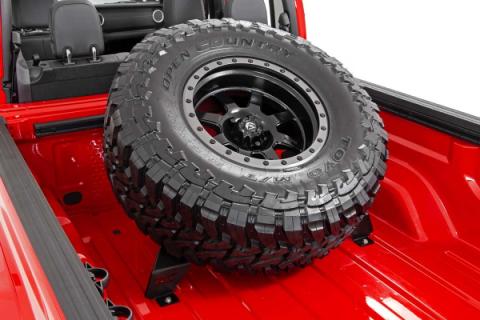 Bed Mounted Tire Carrier 20-Up Jeep Gladiator Rough Country