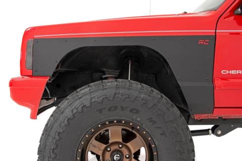 Jeep Front Upper and Lower Quarter Panel Armor 84-96 Cherokee XJ Rough Country