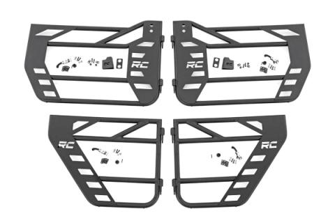 Jeep Front &amp; Rear Steel Tube Doors 07-18 Wrangler JK Rough Country