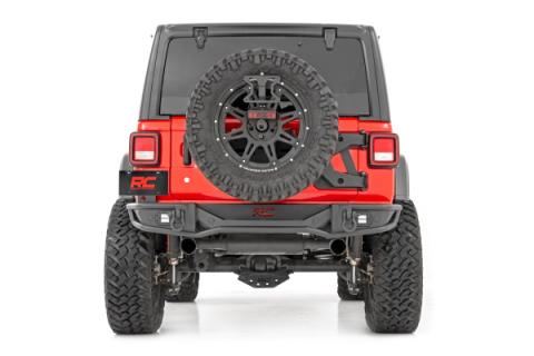 Rear Bumper Tubular 18-22 Jeep Wrangler JL 4WD Rough Country