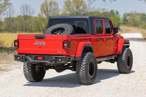 Rear Bumper Tubular 20-24 Jeep Gladiator JT 4WD Rough Country