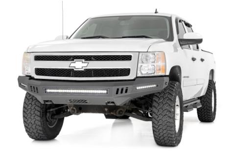 DIY Front Prerunner Bumper Black LEDs 07-13 Chevrolet Silverado 1500 2WD/4WD Rough Country