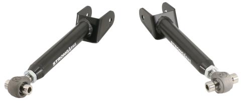 Rear Upper Strongarms For 1965-1970 Buick Full-Size Car Pair Of Adjustable Tubular Arms W/ R-JointsPowder Coated Satin Black Ridetech