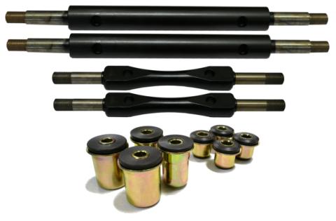 Front Delrin Control Arm Bushing Kit 1963-1972 C10 Delrin Bushings And Cross Shafts For Stock Upper And Lower Control Arms Ridetech