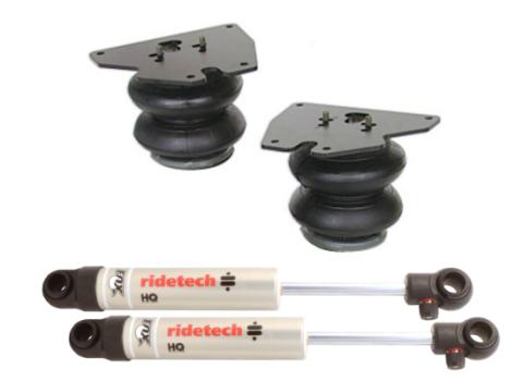Front Coolride Kit For 1973-1991 C30 Air Springs Brackets HQ Shocks And Hardware Ridetech