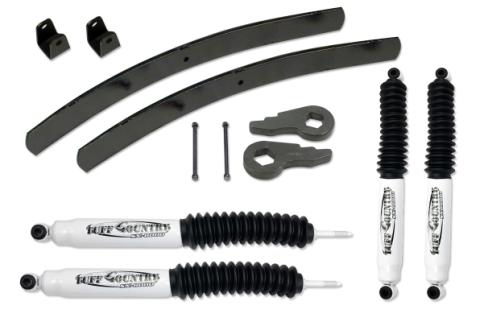 2 Inch Lift Kit 01-10 Silverado/Sierra 2500HD 4x4 &amp; 2WD w/Rear Add A Leafs and SX8000 Shocks For Purple Keys Tuff Country