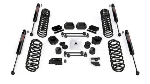 18-Up Wrangler JL 4 Door 3.5 Inch Coil Spring Base Lift Kit &amp; 9550 VSS Twin-Tube Shocks TeraFlex