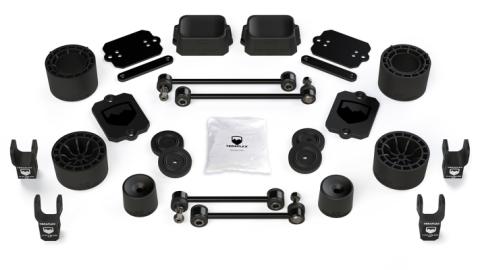 18-Up Wrangler JL 4 Door Sport Sahara 2.5 Inch Performance Spacer Lift Kit &amp; Shock Extensions TeraFlex