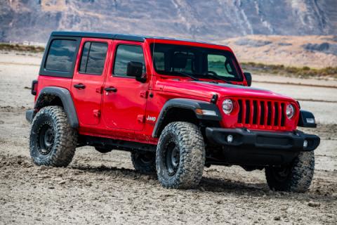 18-Up Wrangler JL 4 Door Rubicon 2.5 Inch Performance Spacer Lift Kit No Shocks or Exts TeraFlex