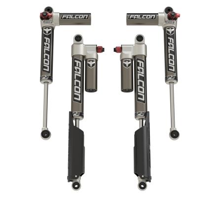 20+ Jeep Gladiator JT SP2 3.3 Fast Adjust Piggyback Shock Kit 0-1.5 Inch Lift Falcon Shocks