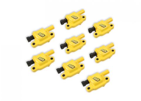 Direct Ignition Coil Kits Supercoil GM Ls2/Ls3/Ls7 Engines, Yellow, 8-Pack Supercoil For GM Ls2, Ls3, And Ls7 Engines ACCEL