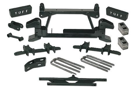 4 Inch Lift Kit 92-98 Chevy/GMC Suburban 2500 8 Lug Fits Models with Cast Lower Control Arms Tuff Country
