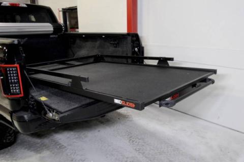 Bedslide Contractor 65 Inch x 48 Inch Black 5.5 Foot Super Shortbed Trucks Chevy Silverado Crew Cab/Ford F150 Crew Cab/Ford Raptor/Dodge 5.7 Foot Shortbeds