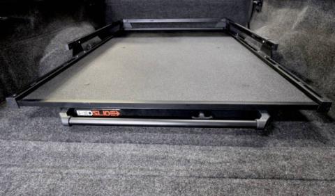 Bedslide Contractor 65 Inch x 48 Inch Black 5.5 Foot Super Shortbed Trucks Chevy Silverado Crew Cab/Ford F150 Crew Cab/Ford Raptor/Dodge 5.7 Foot Shortbeds