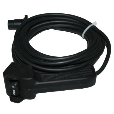 3,400 LB Trailer/Utility Winch 45 Ft Wire Rope Hawse Fairlead Mount Plate Bulldog Winch