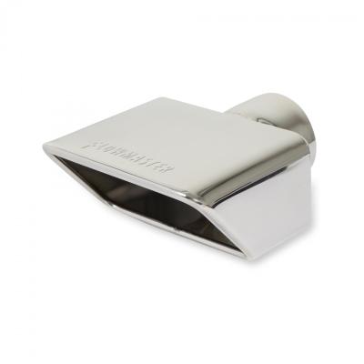 Exhaust Tip Exhaust Tip 3.0 X 5.5 Polished Angle Rolled Edge Fits 2.5 Inch Tubing Flowmaster