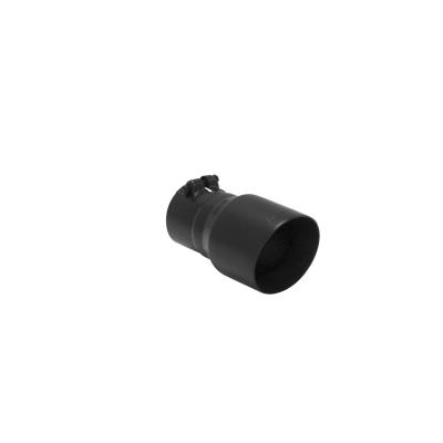 Exhaust Tip Exhaust Tip 4 Inch Angle Cut Black Ceramic Coating Fits 3 Inch Tubing Flowmaster
