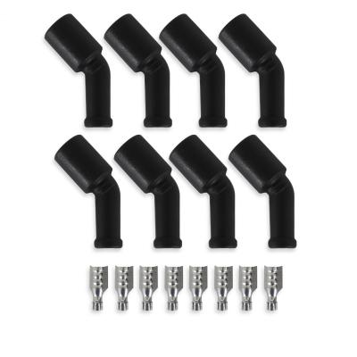 High Performance Boot And Terminal Kit For Ls/Lt Ignition Wires Ls/Lt 135 Degree Coil Boot &amp; Terminal 8 Pack ACCEL