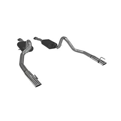 American Thunder Cat-Back Exhaust System 1999-2004 Ford Mustang Gt, Mach1 And Bullitt Models With 4.6L Sohc Engine Moderate Sound Flowmaster