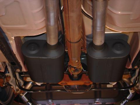 American Thunder Cat-Back Exhaust System 1999-2004 Ford Mustang Gt, Mach1 And Bullitt Models With 4.6L Sohc Engine Moderate Sound Flowmaster
