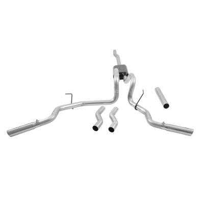 Force Ii Cat-Back Exhaust System 2004-2008 Ford F-150 &amp; Lincoln Mark Lt Trucks With A 4.6L Or 5.4L Engine Mild Sound Flowmaster