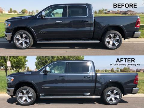 2 Inch Leveling Kit Front 19-22 Dodge Ram 1500 4WD New Body Style Only Excludes Air Ride Supsension Tuff Country
