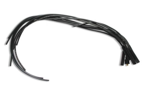 Spark Plug Wire Set- 8MM Black Wire With Black Straight Boots 4040K, Spark Plug Wires, Super Stock, Spiral Core, 8Mm, Black, Set ACCEL