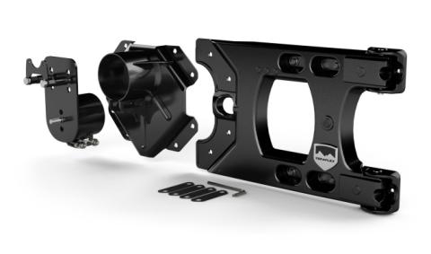 07-18 Wrangler JK Alpha HD Hinged Spare Tire Carrier &amp; Adjustable Spare Tire Mount Kit 5x5 Inch TeraFlex