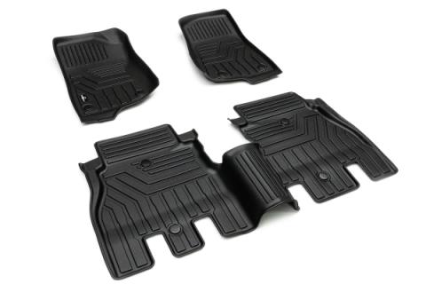 18-Up Wrangler JL 4 Door All-Weather Floor Liner Kit Front &amp; Rear TeraFlex