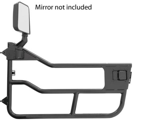 Jeep Tube Doors HighRock 4x4 Element Doors For Jeep 1976-1986 CJ7 Front Matte Black Bestop