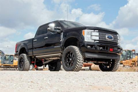 6 Inch Suspension Lift Kit w. Radius Arms 17-19 F-250 4WD w/o Overloads Diesel Rough Country