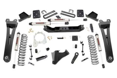 6 Inch Suspension Lift Kit w/Radius Arms &amp; V2 Monotube 17-19 F-250/350 4WD Diesel Rough Country