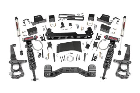 6 Inch Suspension Lift Kit Vertex &amp; V2 15-20 F-150 4WD Rough Country