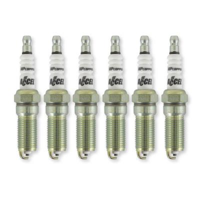 Hp Copper Spark Plug 3.5L V6 Engines -Stock Heat Range 6-Pack ACCEL