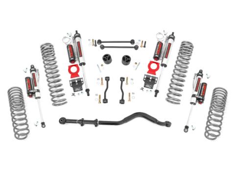 Jeep Gladiator 3.5 Inch Jeep Suspension Lift Kit Coil Springs Vertex Reservoir Shocks For 20-Pres Jeep Gladiator Rough Country