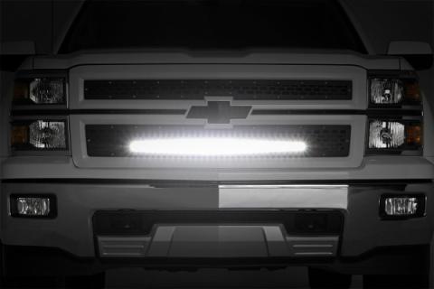 Mesh Grille w/30 Inch Black Series LED 14-15 Silverado 1500 Rough Country