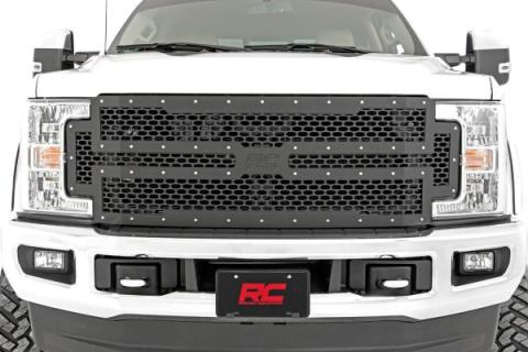 Ford Mesh Grille 17-19 Super Duty Rough Country