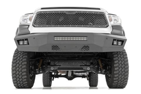 Tundra Mesh Grille 14-17 Tundra Corrosion Resistant Black Powdercoat Stainless Steel Hardware Rough Country