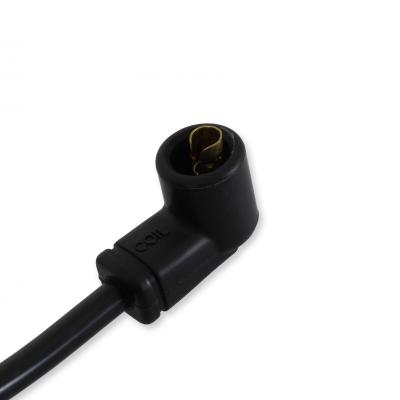 Spark Plug Wire Set 8.8Mm-300+ Ferro-Spiral Race Universal- Vari-Angle Boots 7040 300+ Race Wire Universal Spark Plug Wire Sets Have A Spiral Core And Black Silicone Jacket ACCEL