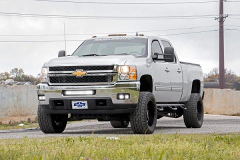 Chevrolet LED Fog Light Kit Black Series 11-14 Silverado HD Rough Country