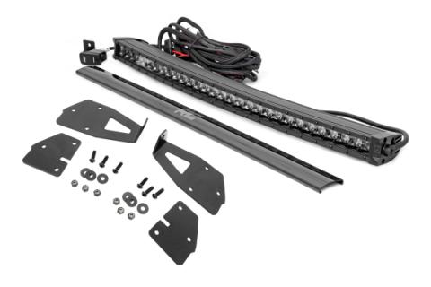 Ford 30 Inch LED Hidden Grille Kit w/Black Series DRL 17-20 Ford F-150 Raptor Rough Country