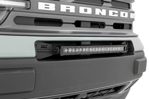 Ford 20.0 Inch LED Bumper Kit w/ Chrome Series LED 21-UP Ford Bronco Sport Rough Country