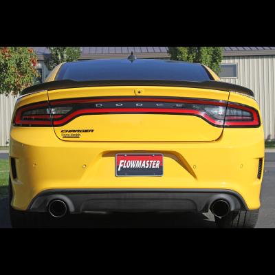 Flow Fx Cat-Back Exhaust System Fits 2015-2023 Dodge Charger Hellcat 6.2L And Srt With The 6.4L Hemi Engine And Factory Active Exhaust Valves Aggressive To Moderate Sound Flowmaster