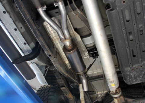 Flow Fx Extreme Cat-Back Exhaust System Fits 2004-2015 Nissan Titan 5.6-Liter, Flow Fx Extreme, 3.0-Inch Cat-Back Stainless Steel Exhaust System Flowmaster