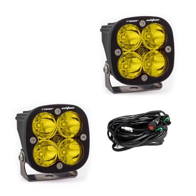 LED Light Pods Baja Amber Lens Spot Pair Squadron Racer Edition Baja Designs